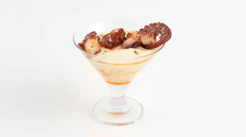 Pulpo a feira con parmentier de patata