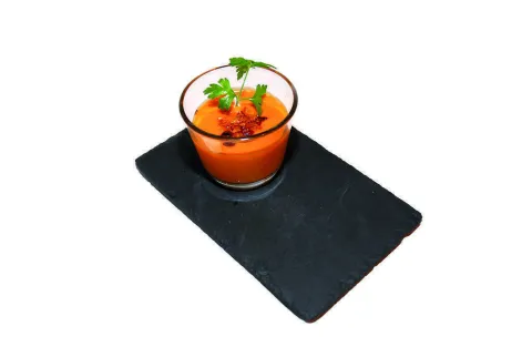 Salmorejo de mango