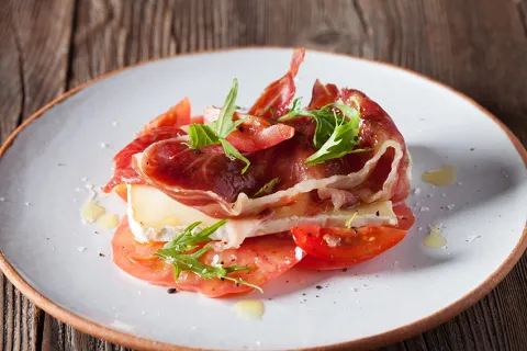 Carpaccio de tomates del Prat 