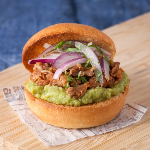 Miniburger de pulled pork