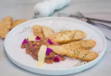 Steak tartar de solomillo de cerdo ibérico 