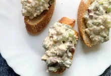 'Pintxos' de ensaladilla de bonito