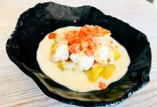  Gazpachuelo de pescado y gambas