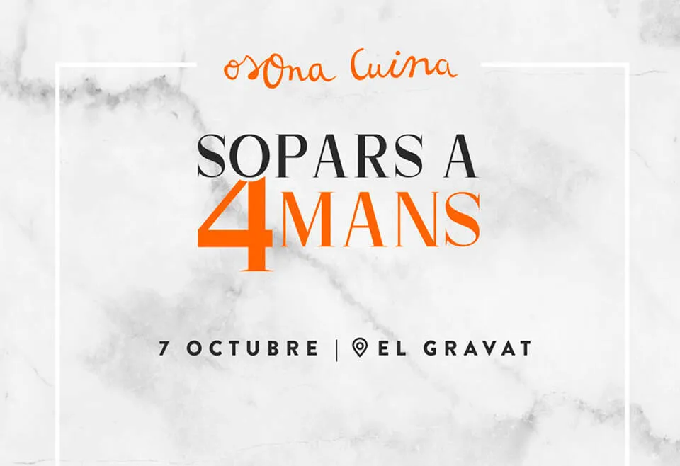 Osona Cuina apuesta por una segunda edición de “Sopars a 4 mans”