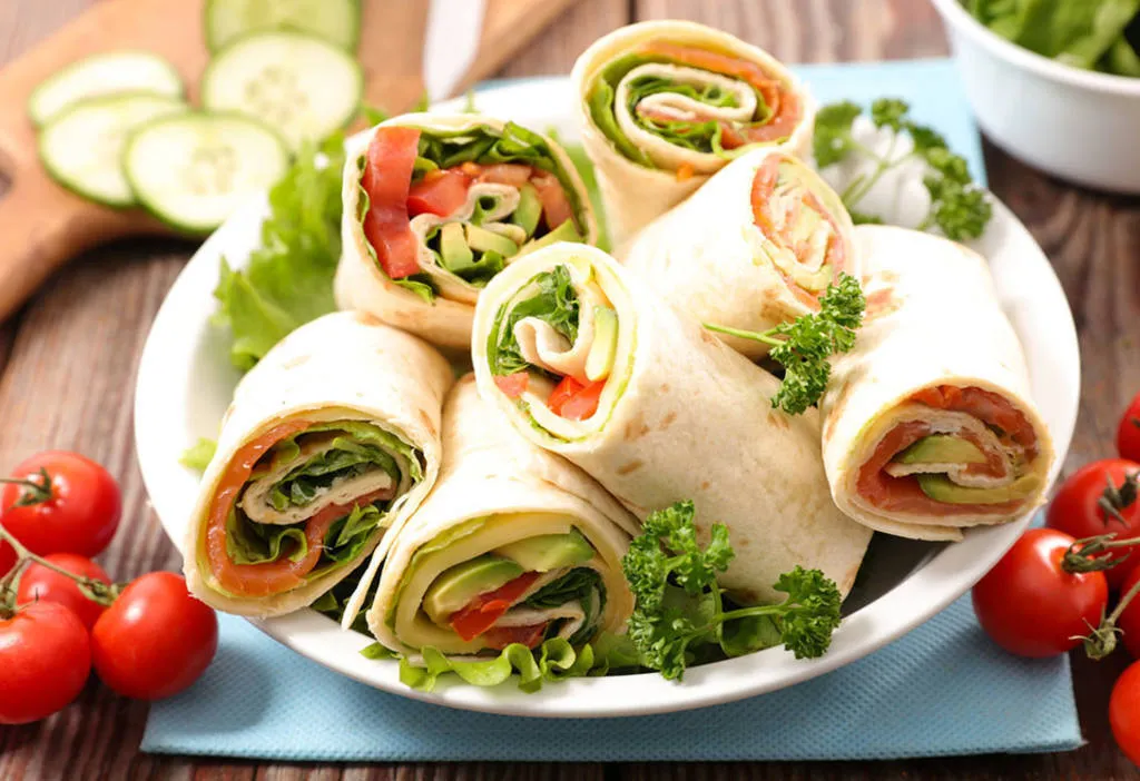 5 recetas de wraps para ser el más enrollado