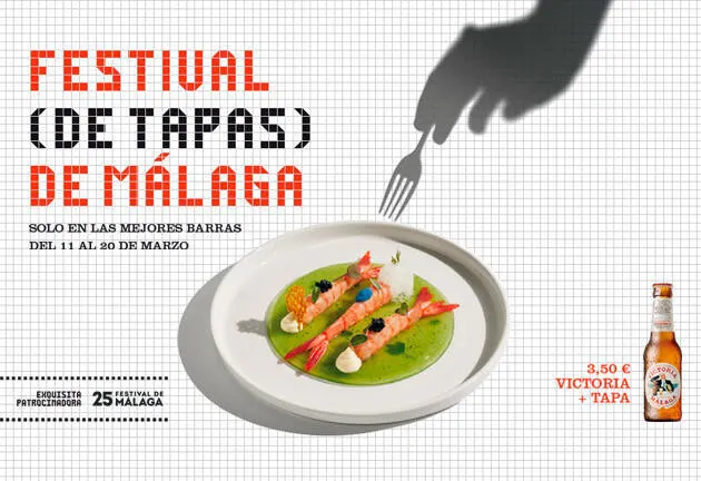 Llega el Festival de Tapas de Málaga, una ruta ‘gastro’... ¡con propuestas de cine!