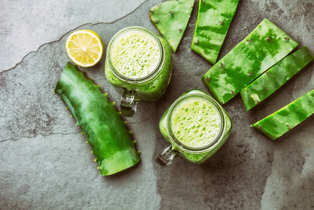 El aloe vera se cuela en la cocina