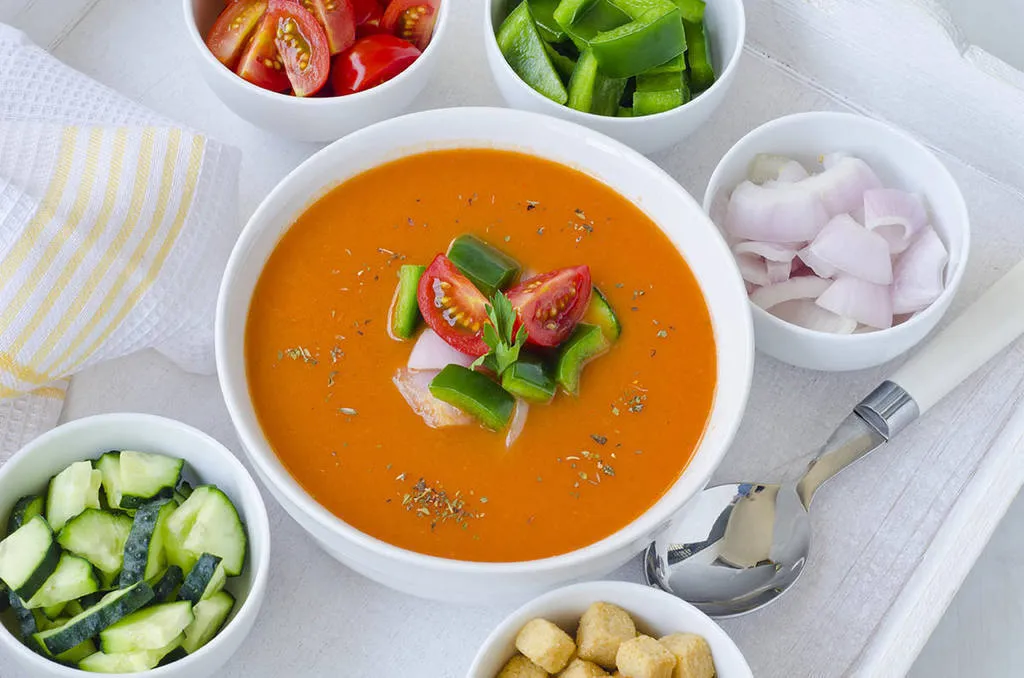 Gazpacho, la bebida isotónica tradicional