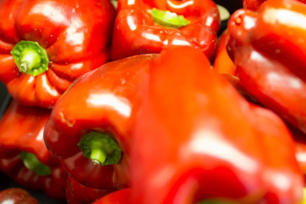 Pimientos rojos, más vitamina C que las naranjas