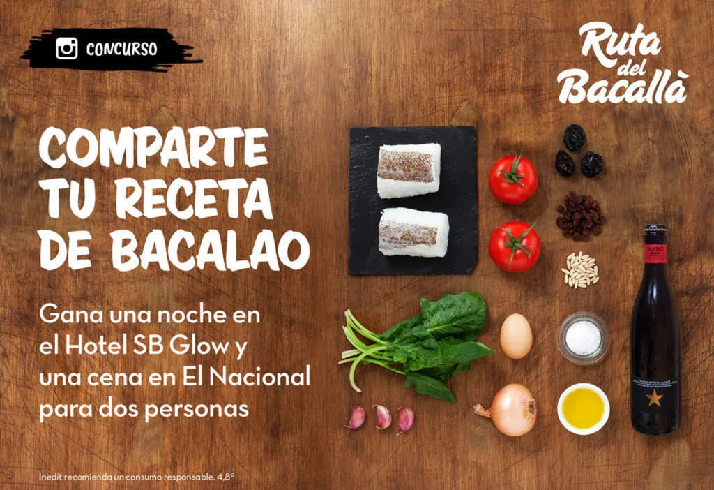 Concurso: 'Comparte tu receta de bacalao' en Instagram