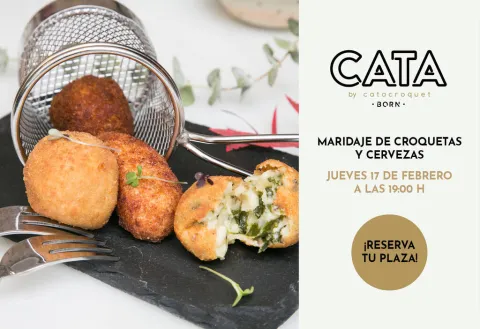 Vive una magnífica tarde de croquetas y cervezas en Cata by Catacroquet