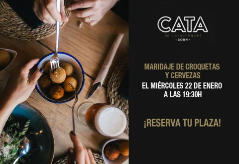 Maridaje de croquetas y cervezas en Cata by Catacroquet