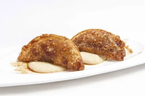 Gyoza de carrillera con salsa hoisin