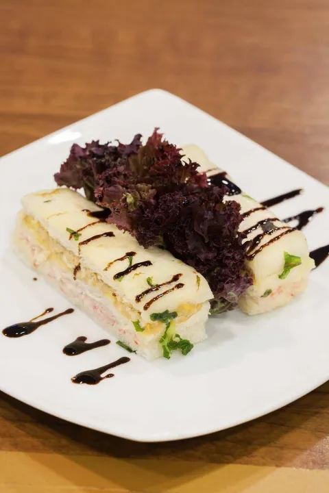 Pastel de cangrejo y atún