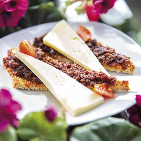 Sobrasada y queso de Maó