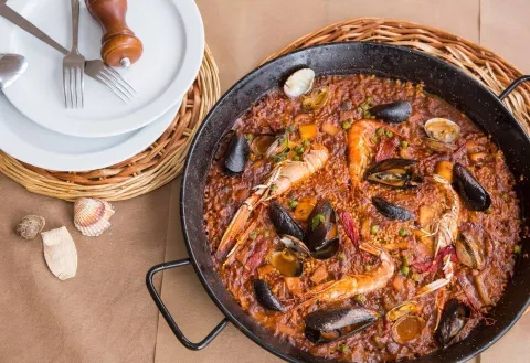 Paella marinera