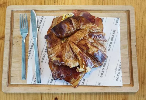 Croissant 'Candy Bacon' de Goxo Break