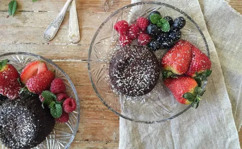 Coulant de chocolate, un sabroso bizcochito con corazón fundido 