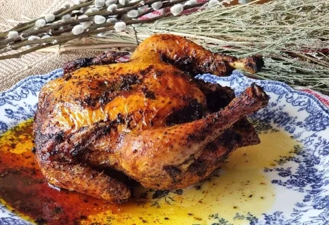 Pollo al carbón de Zagal 1200