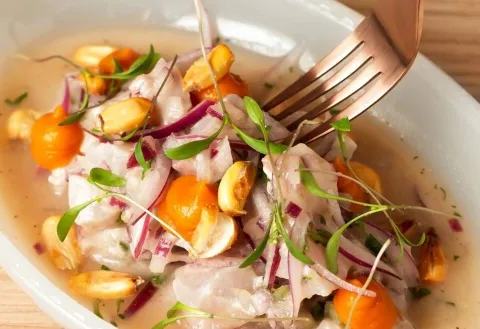 Ceviche al estilo Guatapé