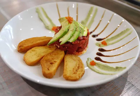 Tartar de atún rojo de almadraba