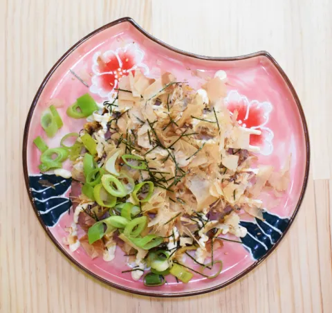 Okonomiyaki de lomo de Shiroi Tsuki