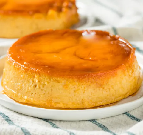 Receta de flan de huevo casero