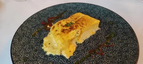 Pastel de bacalao gratinado de Lucio