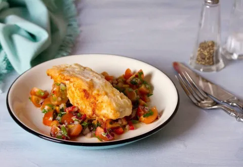 Recetas de pescado con verduras de primavera