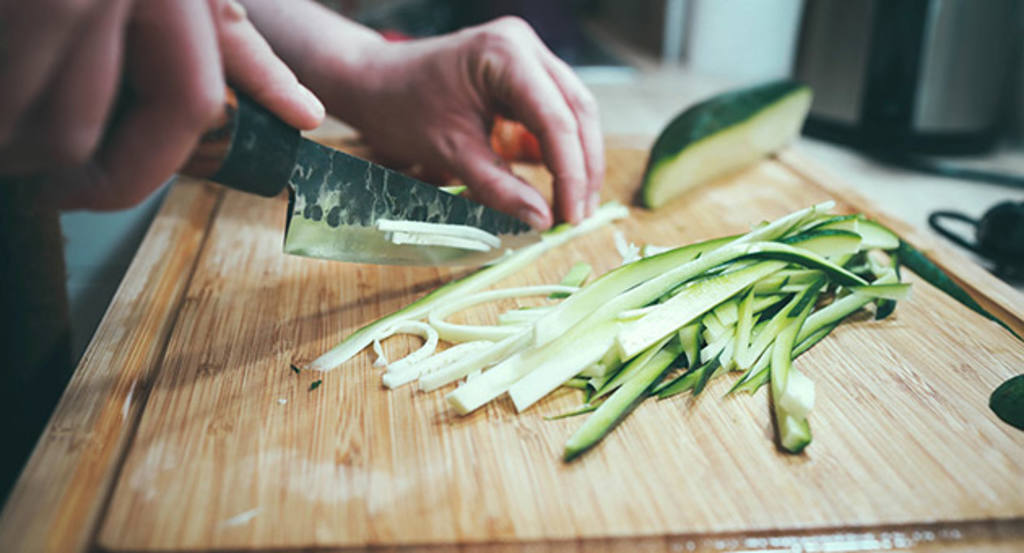 Cómo preparar y cortar las hortalizas y verduras